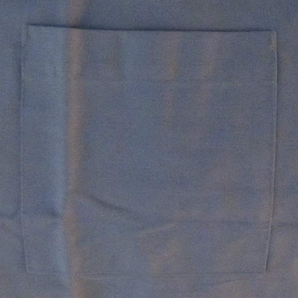 5 Blue AMS Scrub Tops Sz SMALL V-neck Chest Pocket - Picture 4 of 4